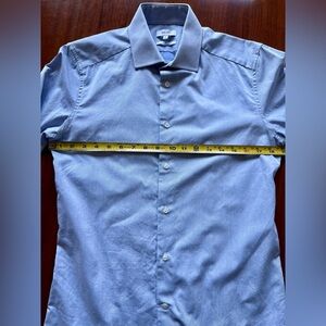 Reiss Light Blue Casual Button-Down Shirt